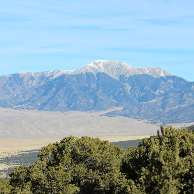 Sand dunes from zapata falls